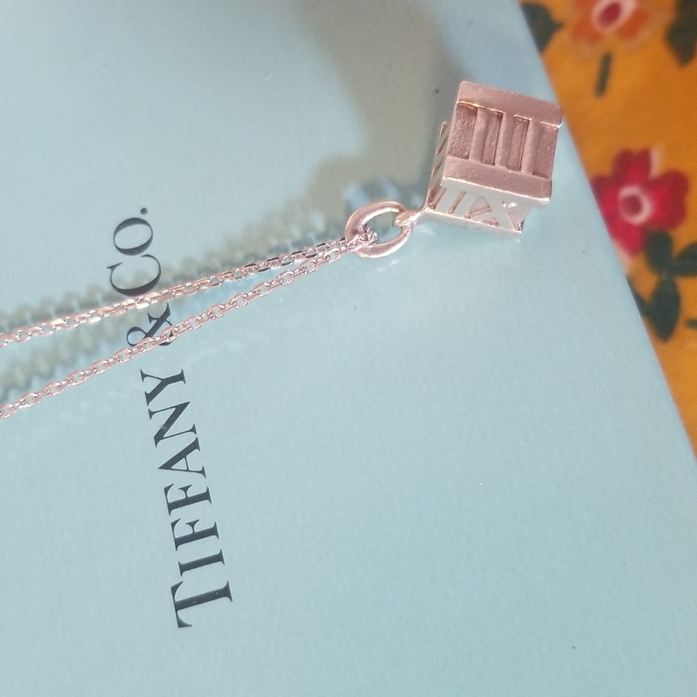 Tiffany and Co. 925 Silver Atlas Cube